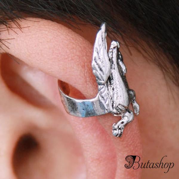 РАСПРОДАЖА! Серьга в форме Пегаса - www.butashop.com