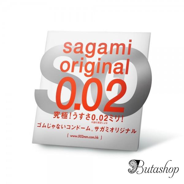 Полиуретановые презервативы Sagami Original 0.02мм, 1 шт - www.butashop.com