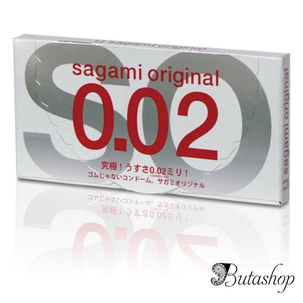 Полиуретановые презервативы Sagami Original 0.02мм, 1 шт - www.butashop.com