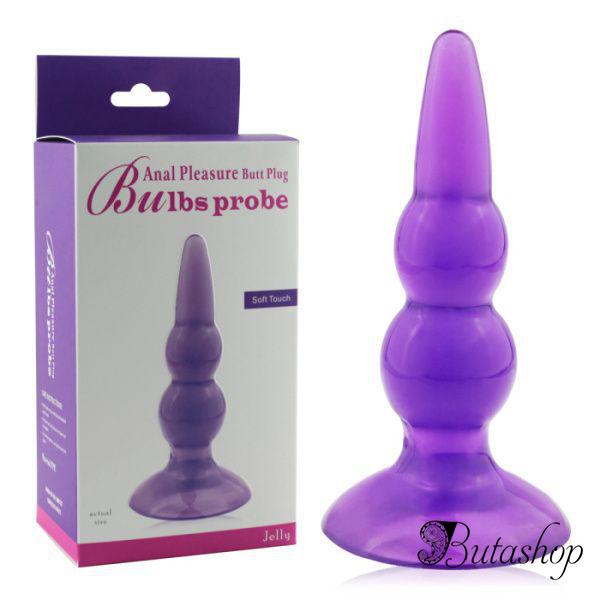 Трехуровневая анальная пробка Bulbs Probe - www.butashop.com