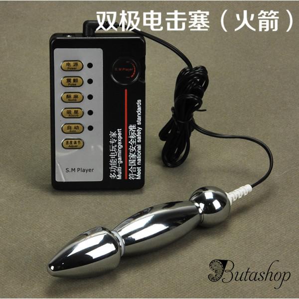 Электро-секс. Вагинально-анальная пробка - www.butashop.com