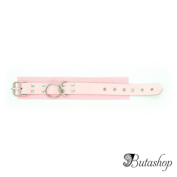 Розовые наручники на цепочке - www.butashop.com