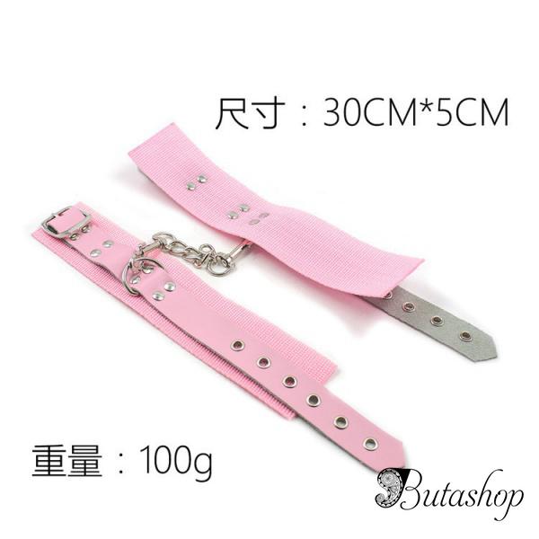 Розовые наручники на цепочке - www.butashop.com