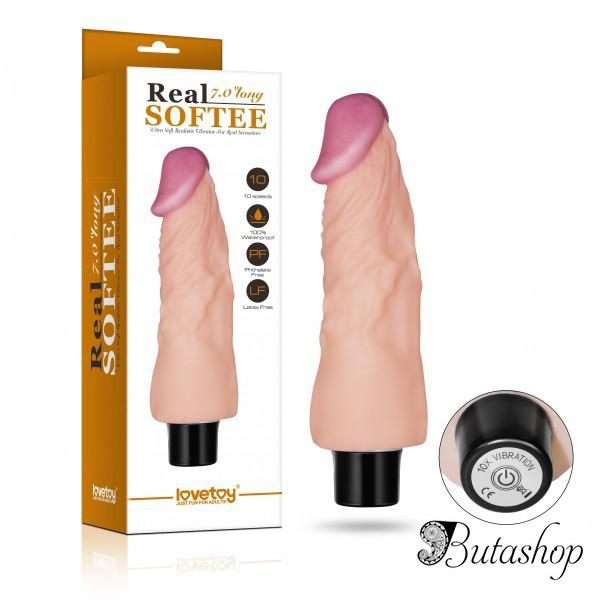 Вибратор-реалистик Real Softee - 17,8 с - www.butashop.com