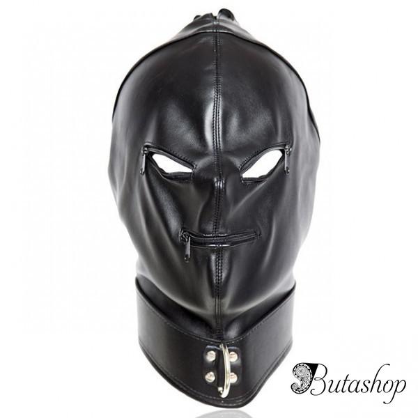 Кожаная маска на лицо - www.butashop.com