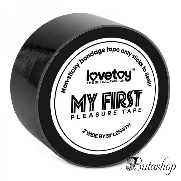 Черный скотч для фиксации - www.butashop.com