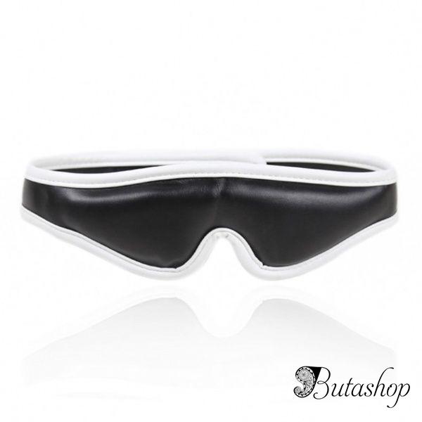 Повязка на глпза с белыми обводками - www.butashop.com