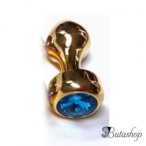 Золотая анальная игрушка - www.butashop.com