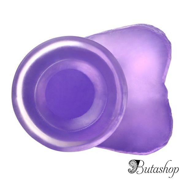 Силиконовый фаллоимитатор Jelly Studs Crystal Dildo-Medium - www.butashop.com