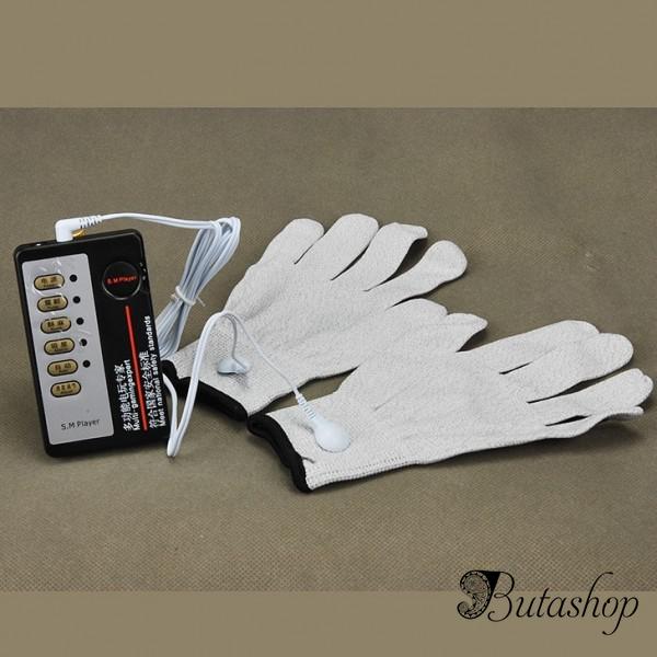 Электро секс для стимуляции, расположенных перчатки - www.butashop.com