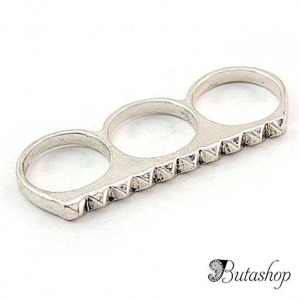 РАСПРОДАЖА! Стильное тройное кольцо - www.butashop.com