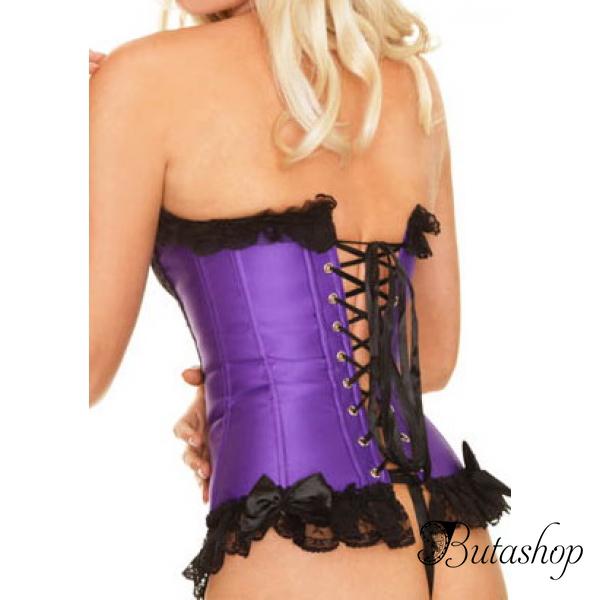 Фиолетовый элегантный корсет - www.butashop.com