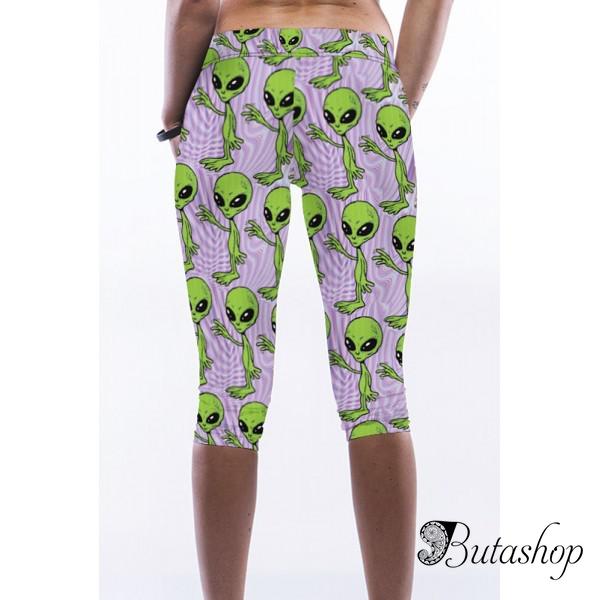 Короткие оригинальные леггинсы - www.butashop.com