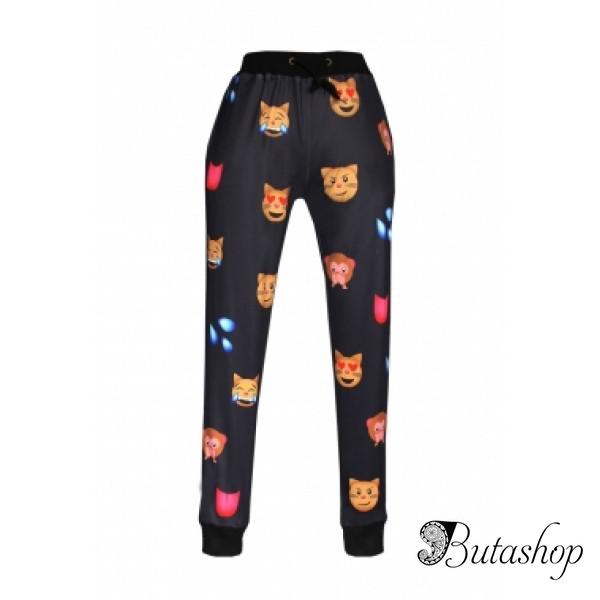 Симпатичные штанишки с анималистическим принтом - www.butashop.com