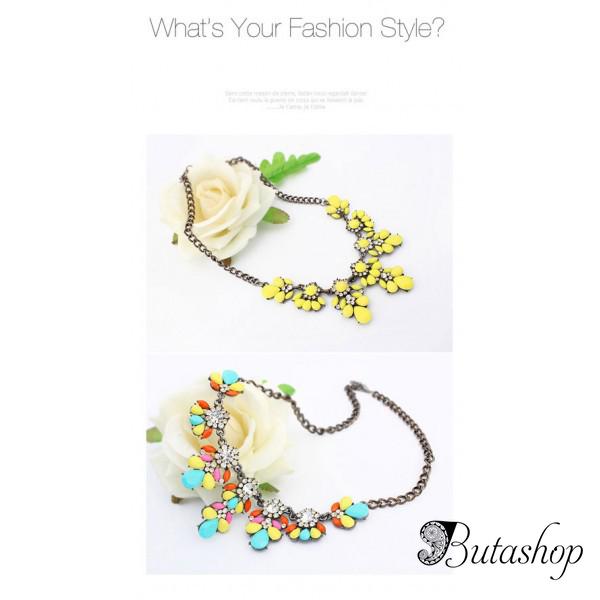 РАСПРОДАЖА! Попуряное ожерелье с цветами - www.butashop.com