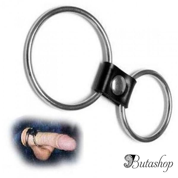 Металлический фиксатор с 2 кольцами - www.butashop.com