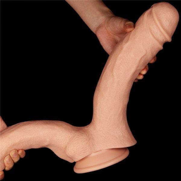 12 Realistic Mega Double Dildo - www.butashop.com