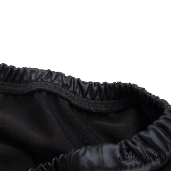 Черные виниловые трусики - www.butashop.com