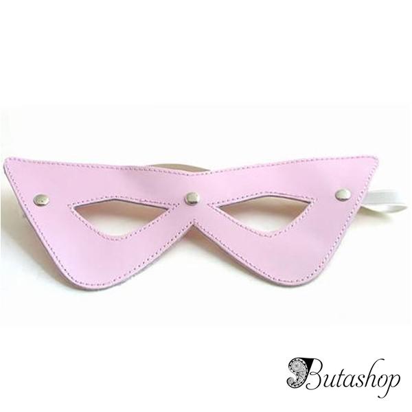 Розовая соблазнительная маскарадная маска - www.butashop.com