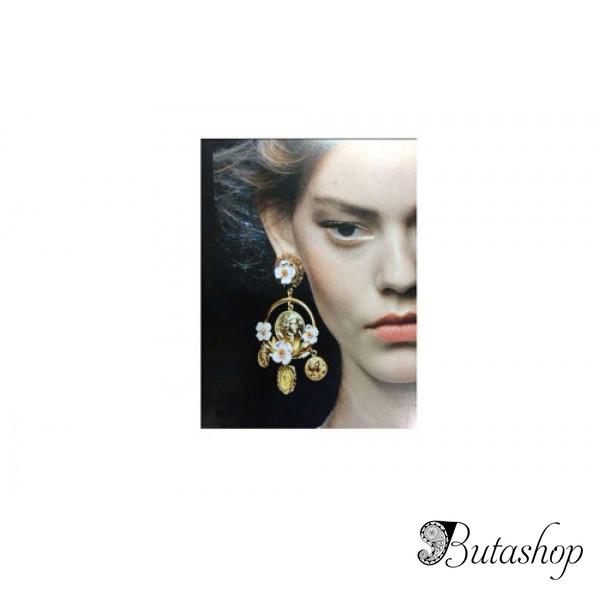 РАСПРОДАЖА! Серьги - Фамильное дерево - www.butashop.com