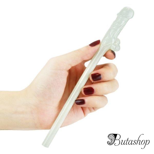 Glow in the Dark Willy Straws – Pack of 9 - www.butashop.com