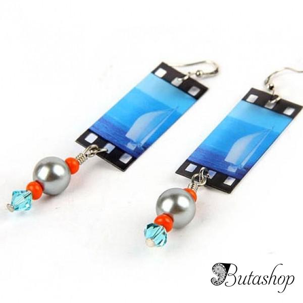 РАСПРОДАЖА! Модные серьги - Фотопленка - www.butashop.com