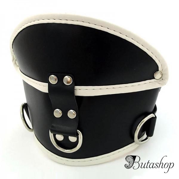 Черный-красный медицинский корсет для шеи Deluxe Padded - www.butashop.com