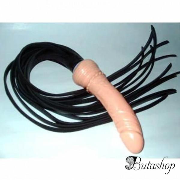 Черный кнут с фаллосом - www.butashop.com