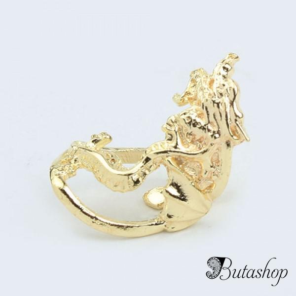 РАСПРОДАЖА! Серьга-клипса - Дракон - www.butashop.com