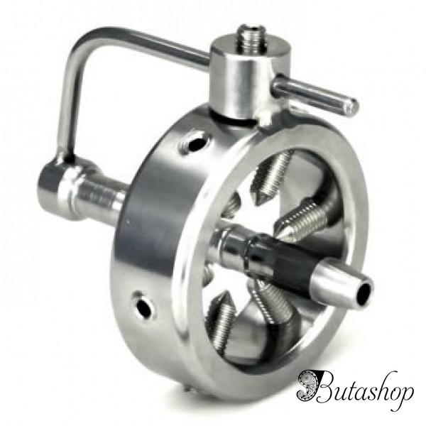 Кольцо на пенис Акульи зубы с катетером - www.butashop.com