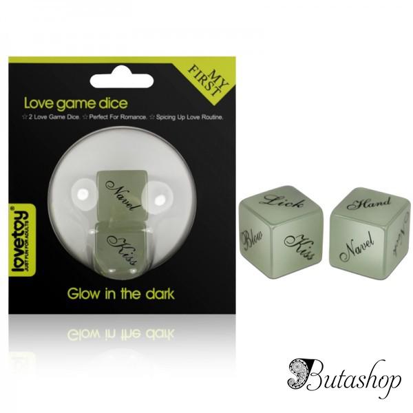 Игровые кости светящиеся в темноте - www.butashop.com