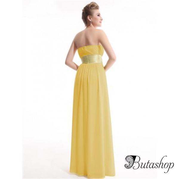 РАСПРОДАЖА! Очаровательное платье без бретель с бантом - www.butashop.com