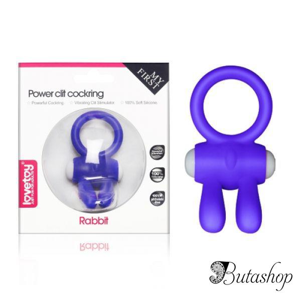 Эрекционное кольцо с вибрацией Power Clit Cockring Rabbit - www.butashop.com