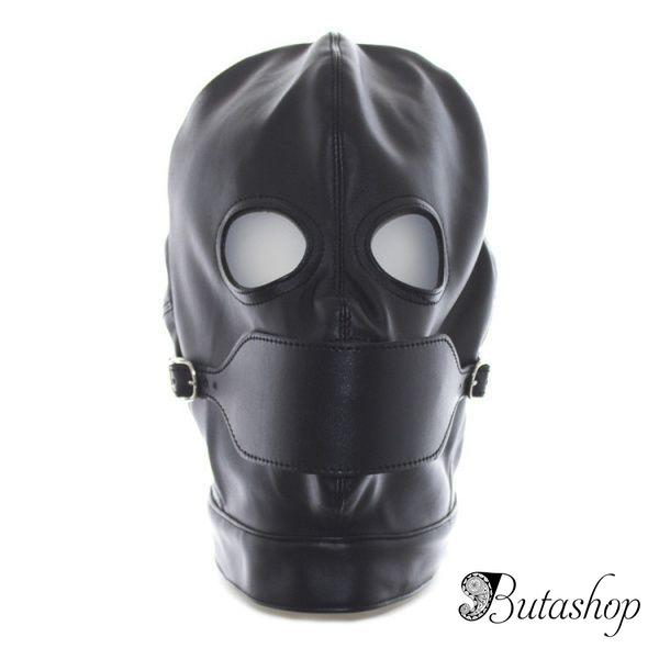 БДСМ-маска черная - www.butashop.com