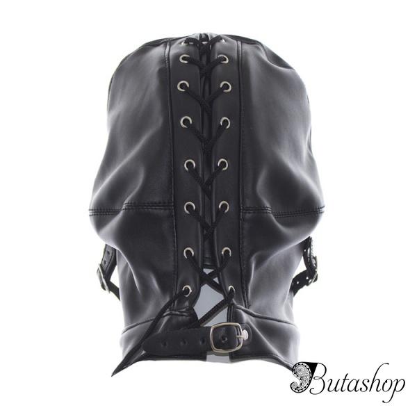 БДСМ-маска черная - www.butashop.com