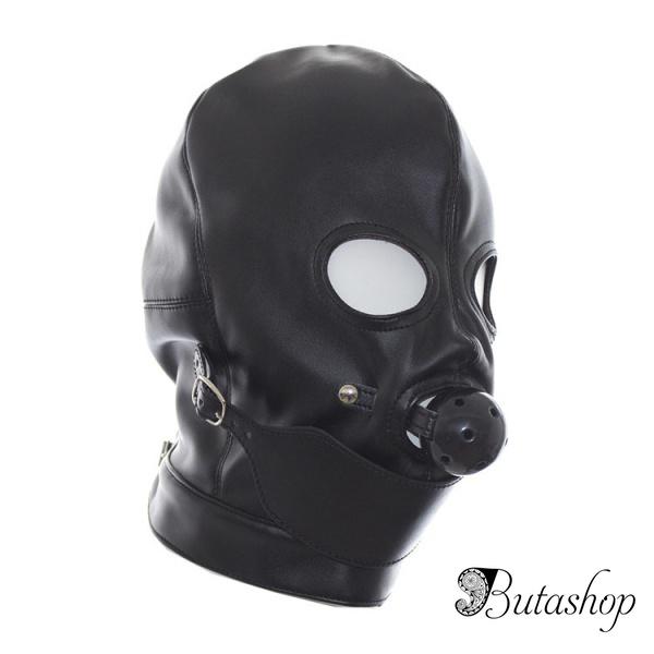 БДСМ-маска черная - www.butashop.com
