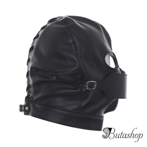 БДСМ-маска черная - www.butashop.com