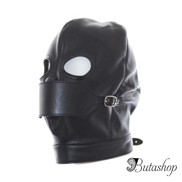 БДСМ-маска черная - www.butashop.com