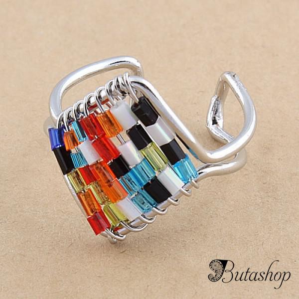 РАСПРОДАЖА! Разноцветное кольцо из меди - www.butashop.com