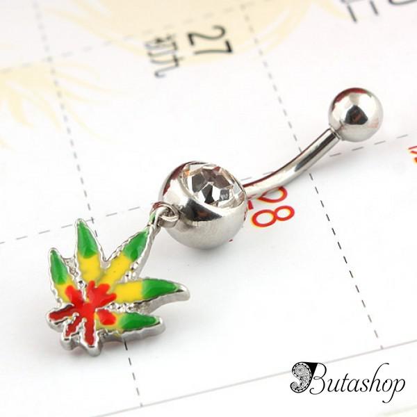 РАСПРОДАЖА! Серьга для пирсинга с цирконием - www.butashop.com