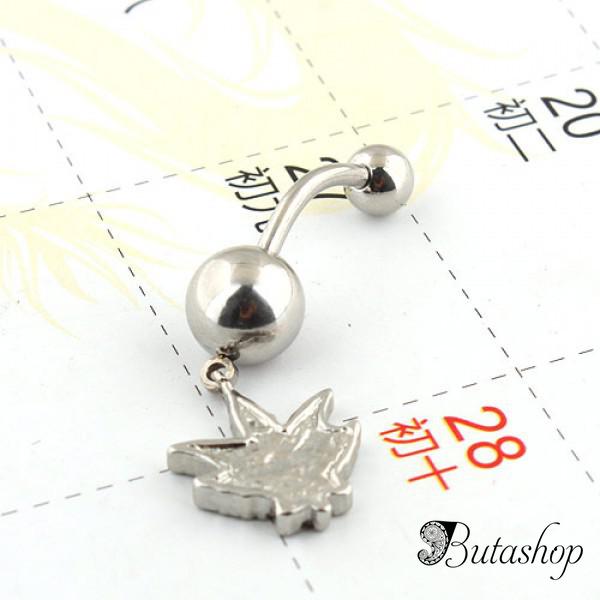 РАСПРОДАЖА! Серьга для пирсинга с цирконием - www.butashop.com