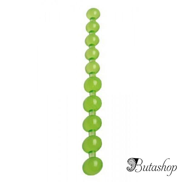 распродажа! анальные зеленые бусинки - www.butashop.com