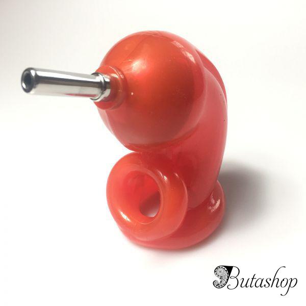 SHOCK LOCK Electro Cock Cage ATOMIC JOCK RED - www.butashop.com