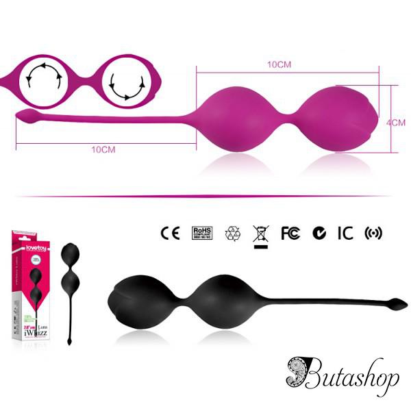 Вагинальные шарики iWhizz черные - www.butashop.com