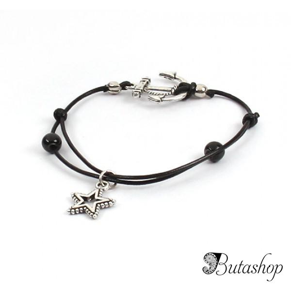 РАСПРОДАЖА! Классический браслет - Якорь - www.butashop.com