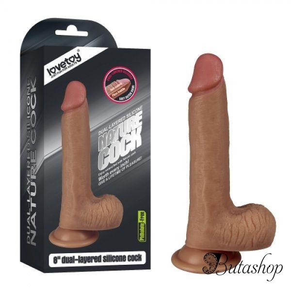 Фаллоимитатор из двойного слоя силикона (Premium качество) - www.butashop.com