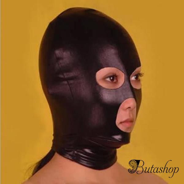 Черная маска с вырезами - www.butashop.com