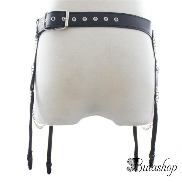 Портупея на бедра с цепочками - www.butashop.com