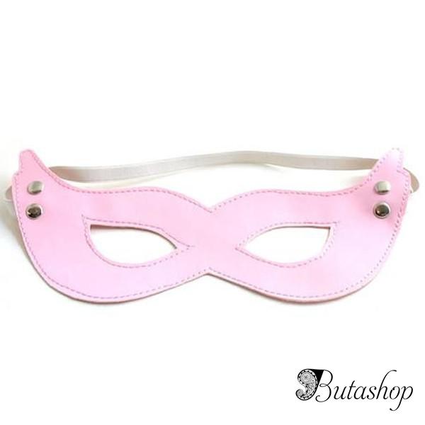 Розовая маскарадная маска - www.butashop.com