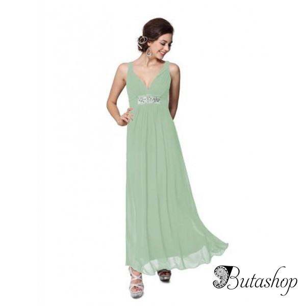 РАСПРОДАЖА! Сексапильное бирюзовое вечернее платье - www.butashop.com